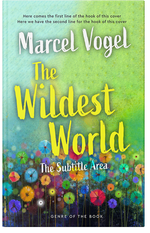 Front view of Premade Nature Book Cover - Olivine