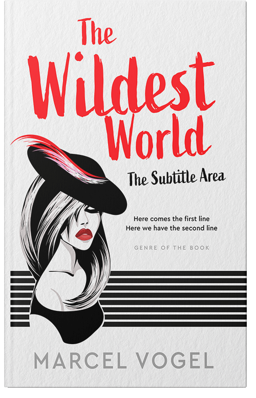 Front view of Premade Chick Lit Book Cover - Cod Gray