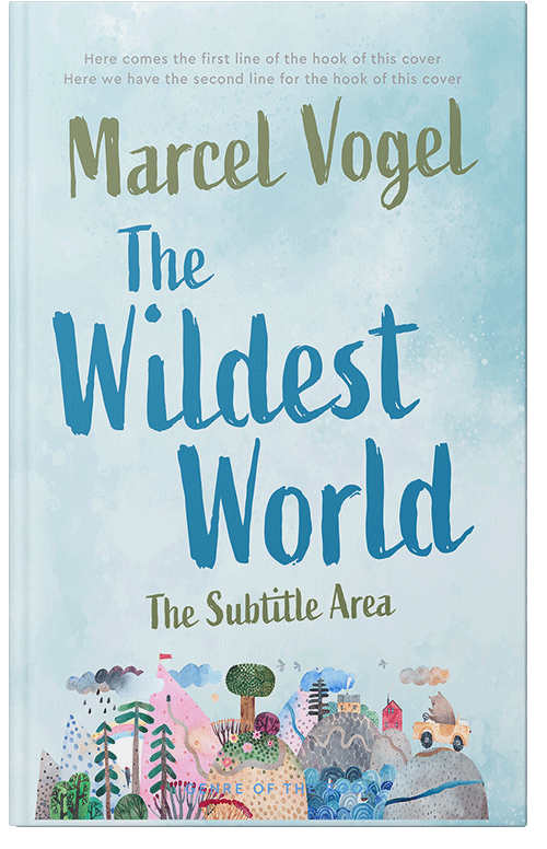 Front view of Premade Children's Book Cover - Botticelli