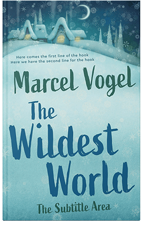 Pre Made Book Cover Aqua Island