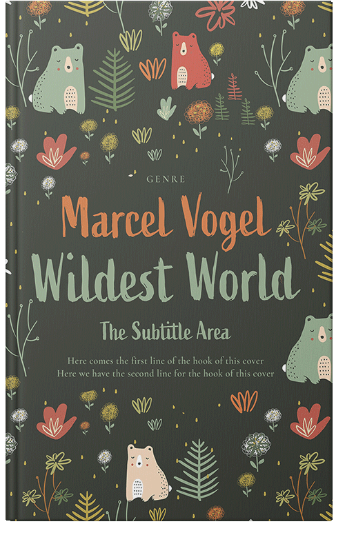 Front view of Premade Children's Book Cover - Kelp