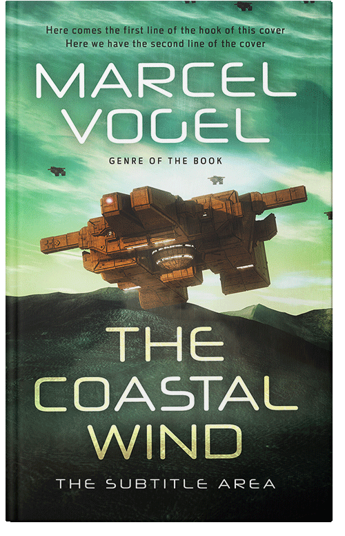 Front view of Premade Science Fiction Book Cover - Rangitoto