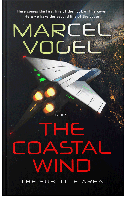 Front view of Premade Science Fiction Book Cover - My Pink