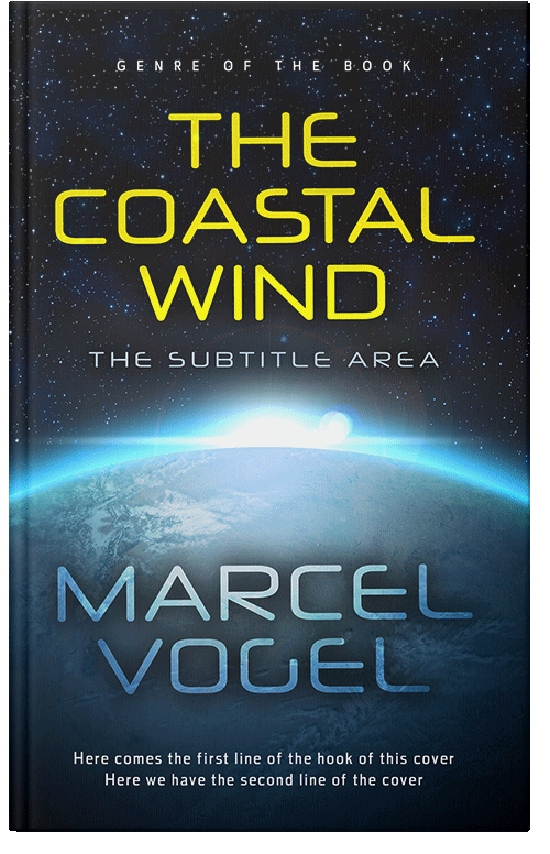 Front view of Premade Science Fiction Book Cover - Ebony