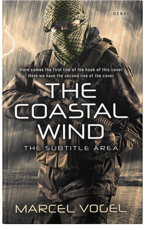 Front view of Premade Mystery & Thriller & Suspense Book Cover - Dune