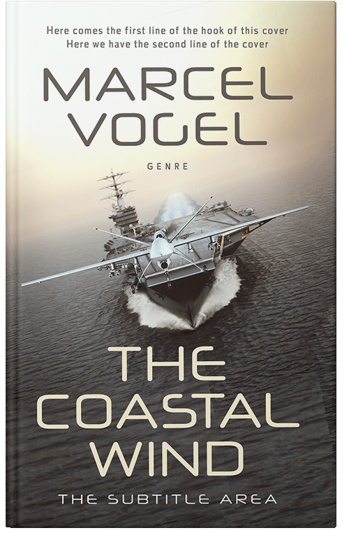 Front view of Premade Action & Adventure Book Cover - Masala