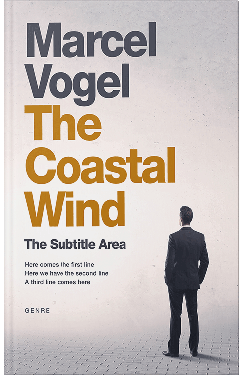 Front view of Premade Business Book Cover - Old Copper