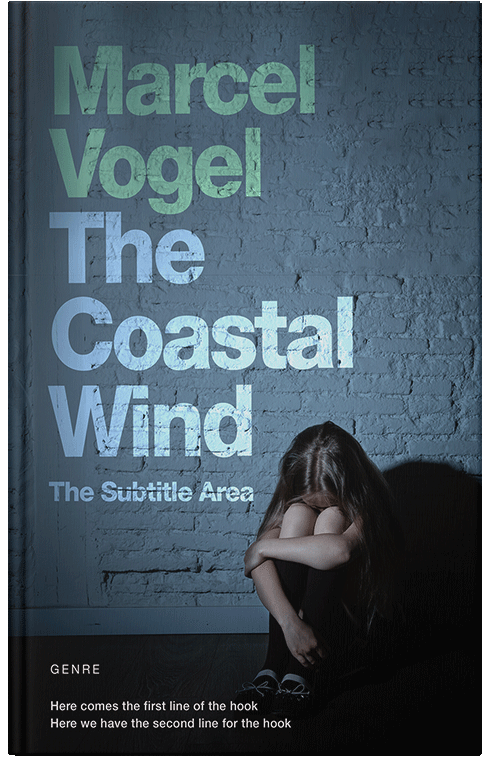 Front view of Premade Teen & Young Adult Book Cover - Blue Bayoux