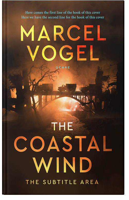 Front view of Premade Apocalyptica Book Cover - Clinker