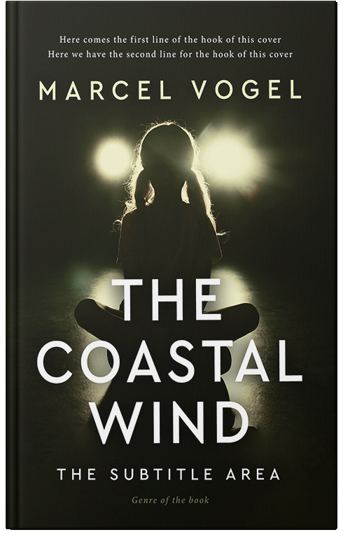 Front view of Premade Mystery & Thriller & Suspense Book Cover - Karaka