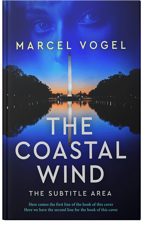 Front view of Premade Mystery & Thriller & Suspense Book Cover - Ebony