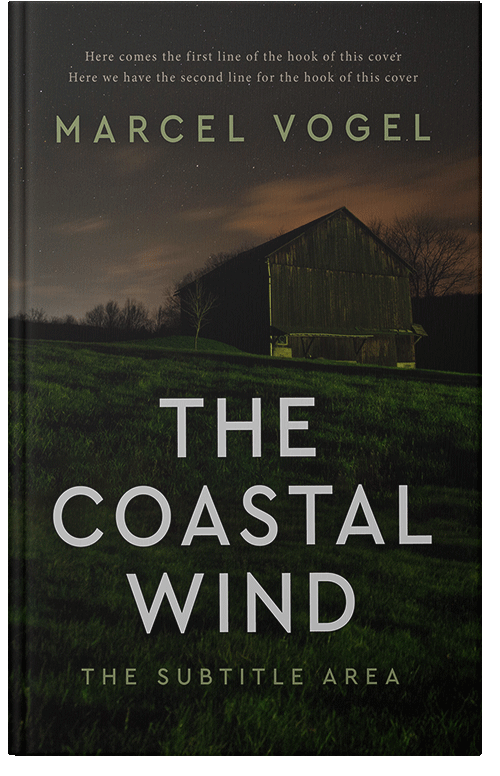 Front view of Premade Mystery & Thriller & Suspense Book Cover - Hunter Green