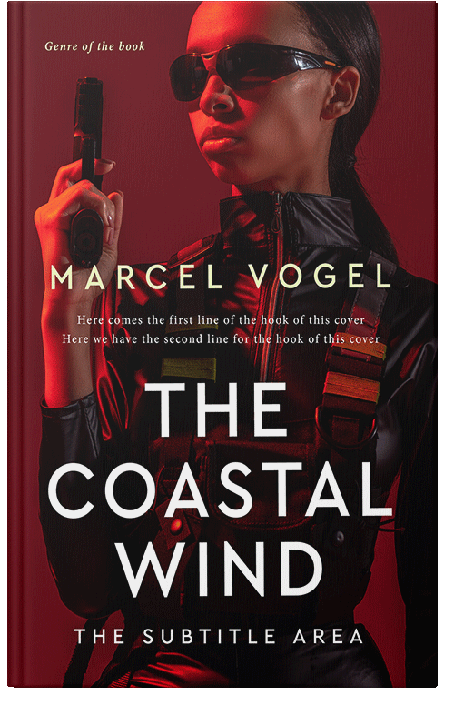 Front view of Premade Mystery & Thriller & Suspense Book Cover - Asphalt