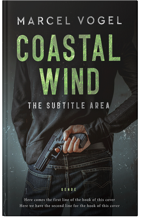 Front view of Premade Mystery & Thriller & Suspense Book Cover - Cod Gray