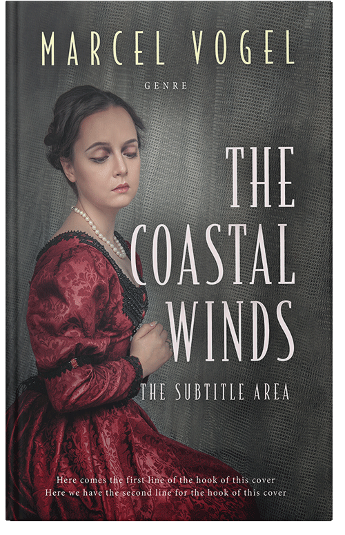 Front view of Premade Historical Book Cover - Masala