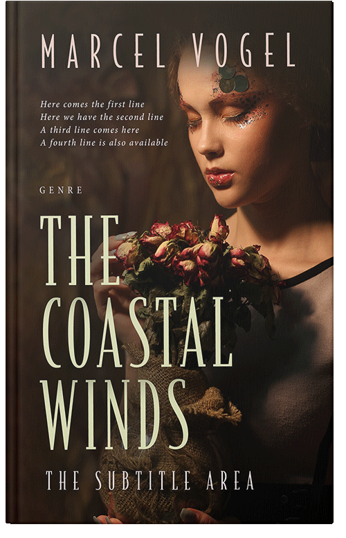 Front view of Premade Romance Book Cover - Coffee Bean