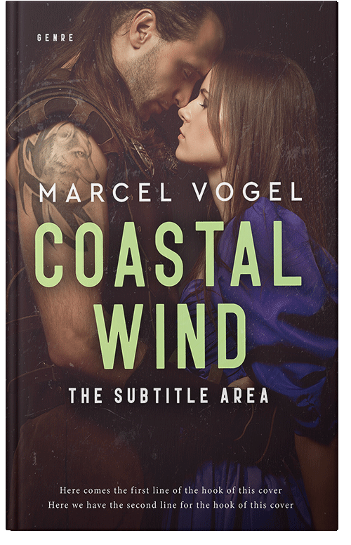 Front view of Premade Romance Book Cover - Cocoa Brown