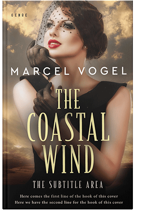 Pre Made Book Cover Cocoa Brown