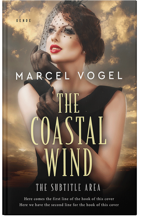 Front view of Premade Romance Book Cover - Cocoa Brown