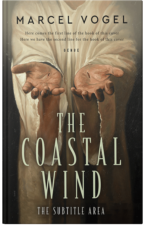 Front view of Premade Religion & Spirituality Book Cover - Bistre