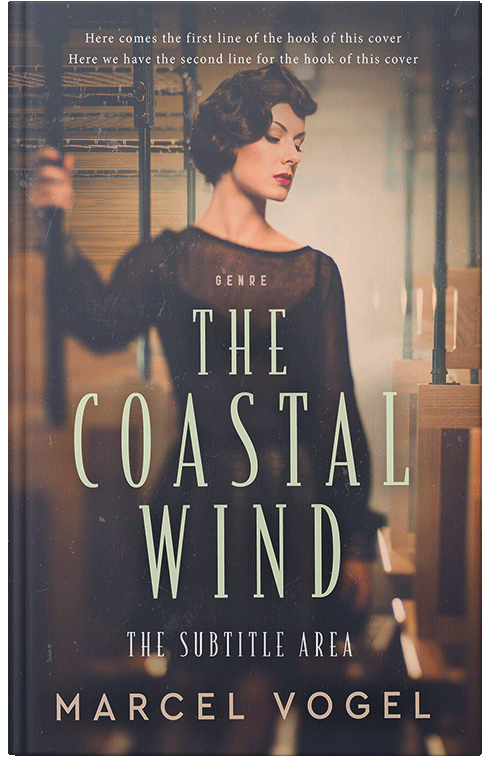 Front view of Premade Historical Book Cover - Ship Gray