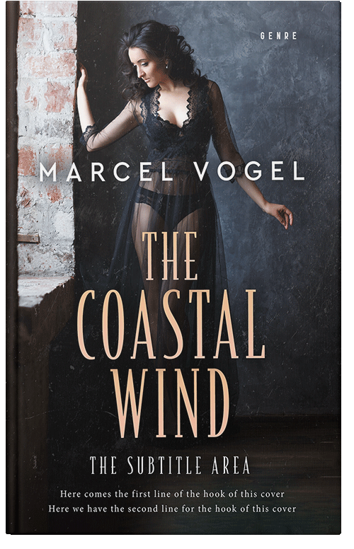 Front view of Premade Erotica Book Cover - Shark