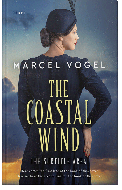 Front view of Premade Romance Book Cover - Ebony Clay