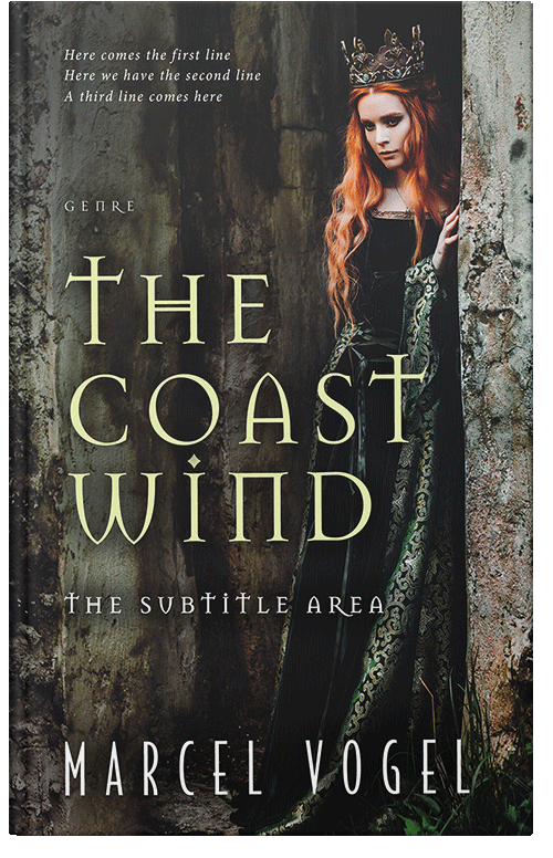 Front view of Premade Historical Book Cover - Dune