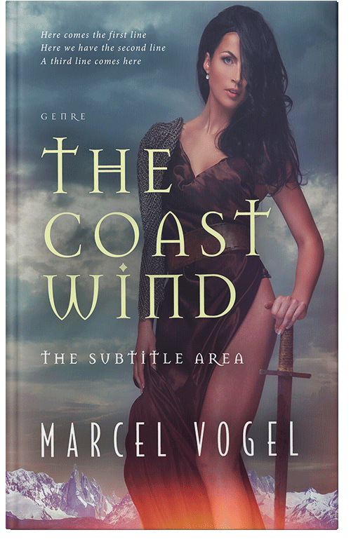 Front view of Premade Fantasy Book Cover - Trout