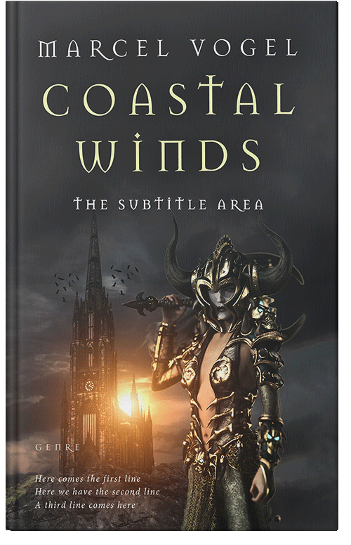 Front view of Premade Fantasy Book Cover - Mine Shaft