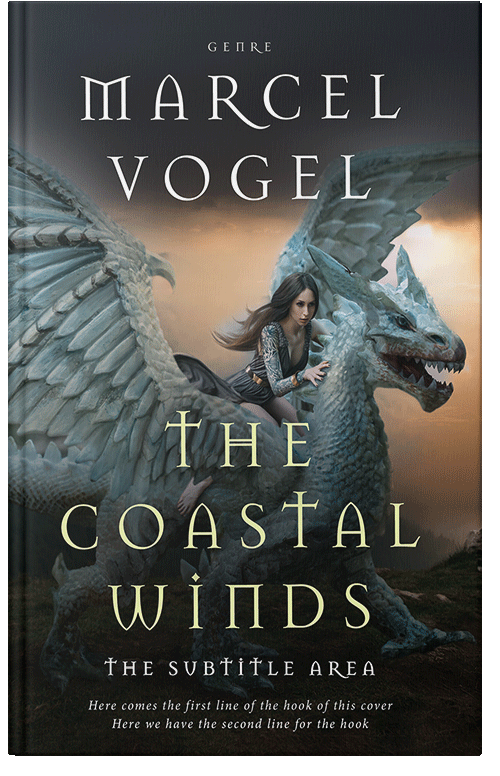 Front view of Premade Fantasy Book Cover - Outer Space