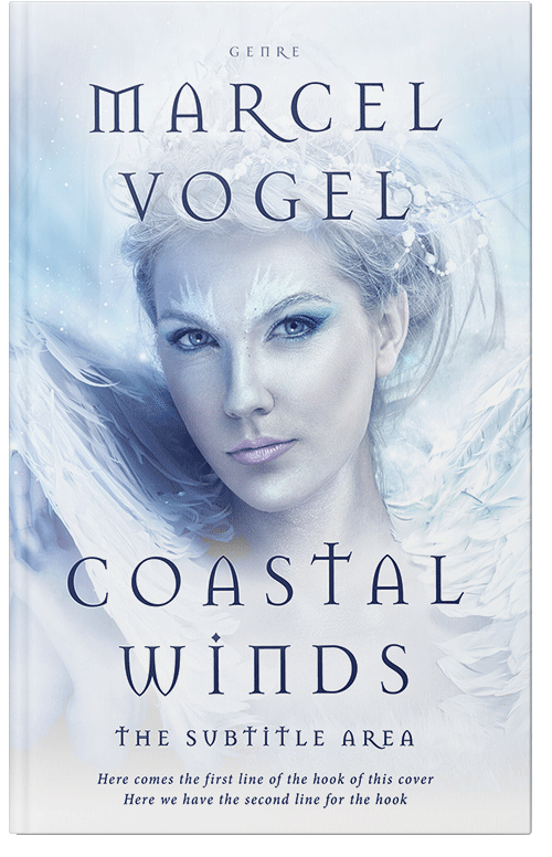 Front view of Premade Fantasy Book Cover - Catskill White