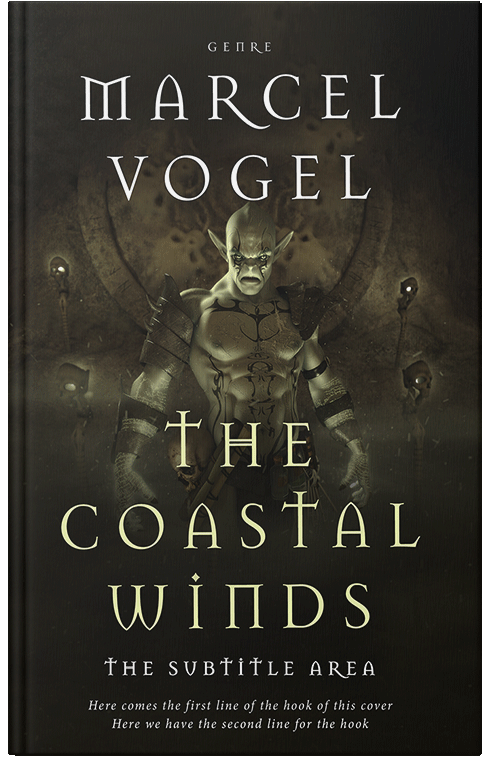 Front view of Premade Fantasy Book Cover - Oil