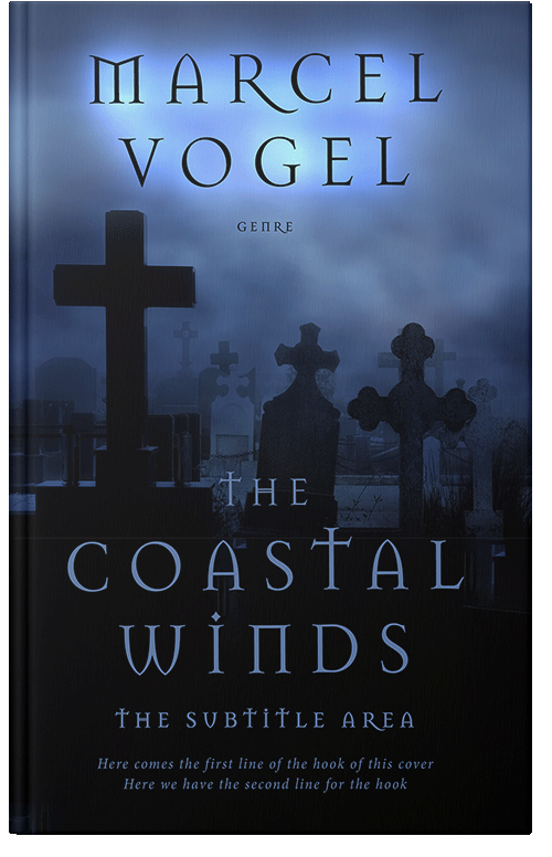 Front view of Premade Horror Book Cover - Portage