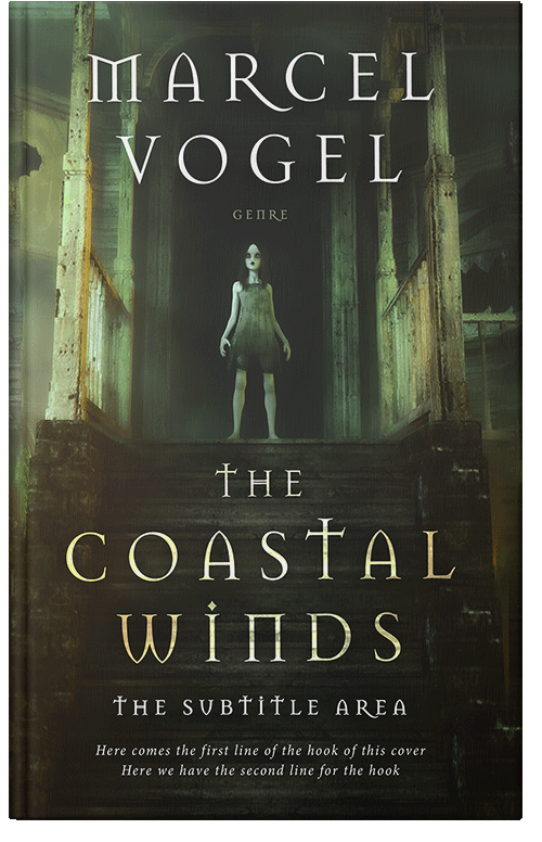 Front view of Premade Horror Book Cover - Rangitoto