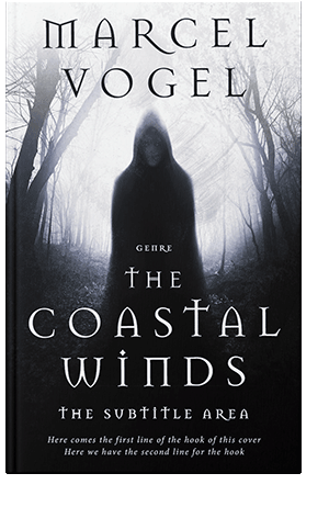 Pre Made Book Cover Black