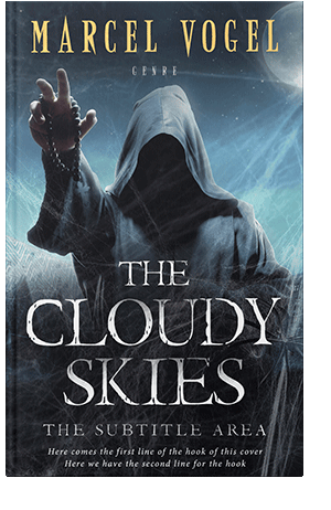 Pre Made Book Cover Ebony Clay