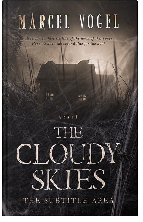 Front view of Premade Horror Book Cover - Cod Gray