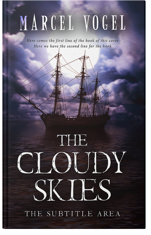 Front view of Premade Historical Book Cover - Thunder