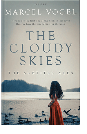 Pre Made Book Cover Mist Gray