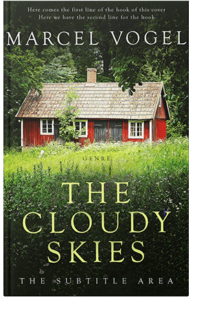 Pre Made Book Cover Winter Hazel