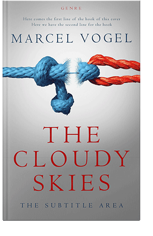 Pre Made Book Cover Silver