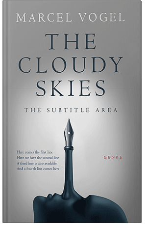 Premade Book Cover Silver Sand