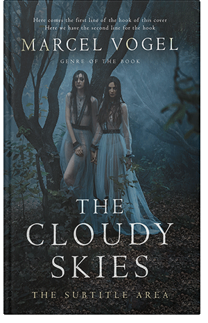 Premade Book Cover Outer Space