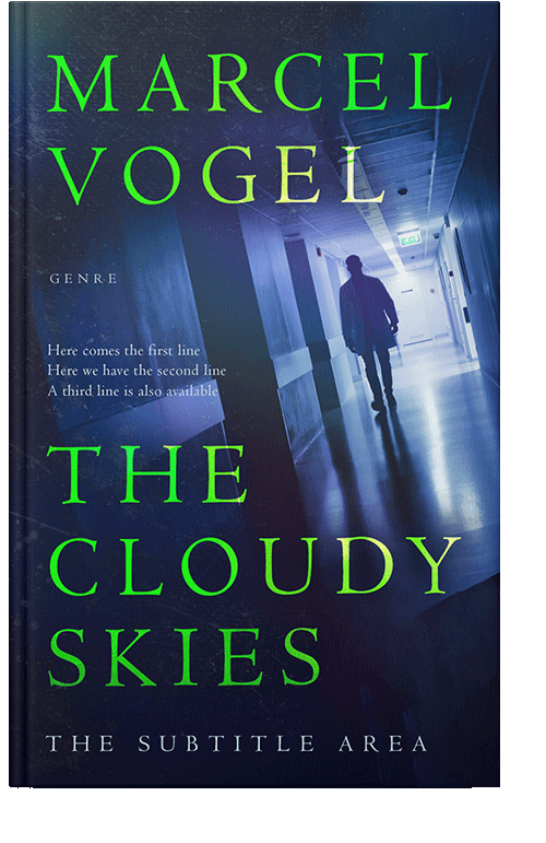 Front view of Bunting #24337 - Premade Science Fiction Book Cover