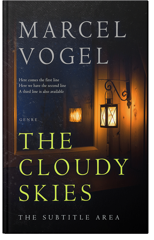 Front view of Premade Horror Book Cover - Cinder