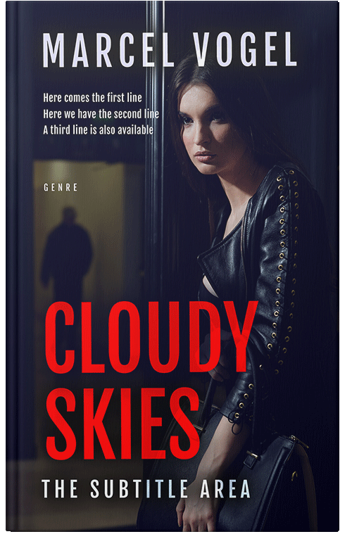 Front view of Premade Chick Lit Book Cover - Ebony