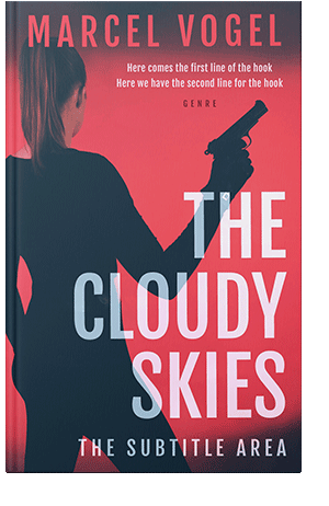 Pre Made Book Cover Cloud Burst