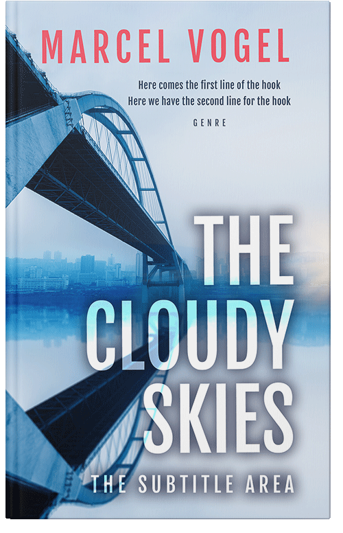 Front view of Premade Mystery & Thriller & Suspense Book Cover - Chathams Blue