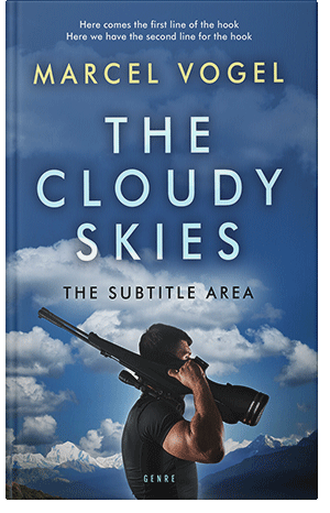 Premade Book Cover Chambray